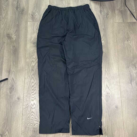 Nike Golf Storm Fit Waterproof Rain Pants Black Swoosh Side Zipper Men’s Size L - Picture 2 of 10